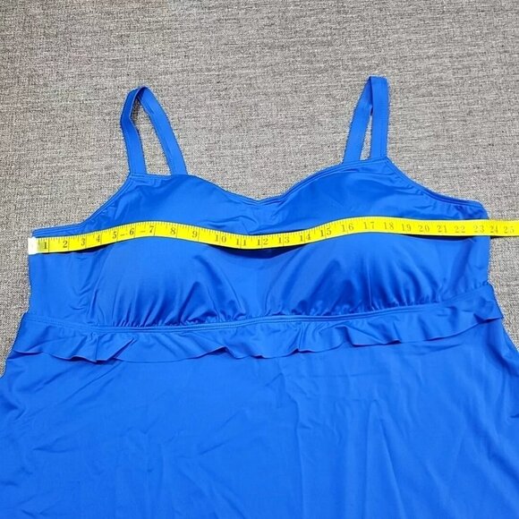 Denim Co Beach Ruffled Layers Tankini NWOT - Picture 6 of 6